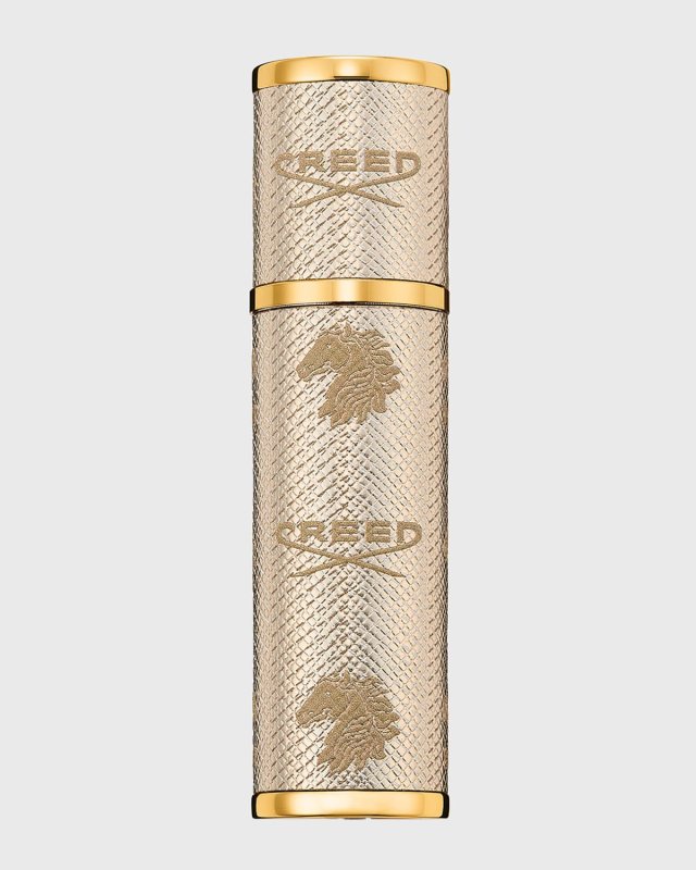 Refillable Gold Travel Spray Atomizer, 0.16 oz.